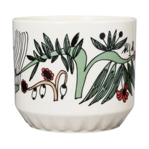 Arabia Puutarhurit kruka Ø12x14 cm Grön-vit-röd