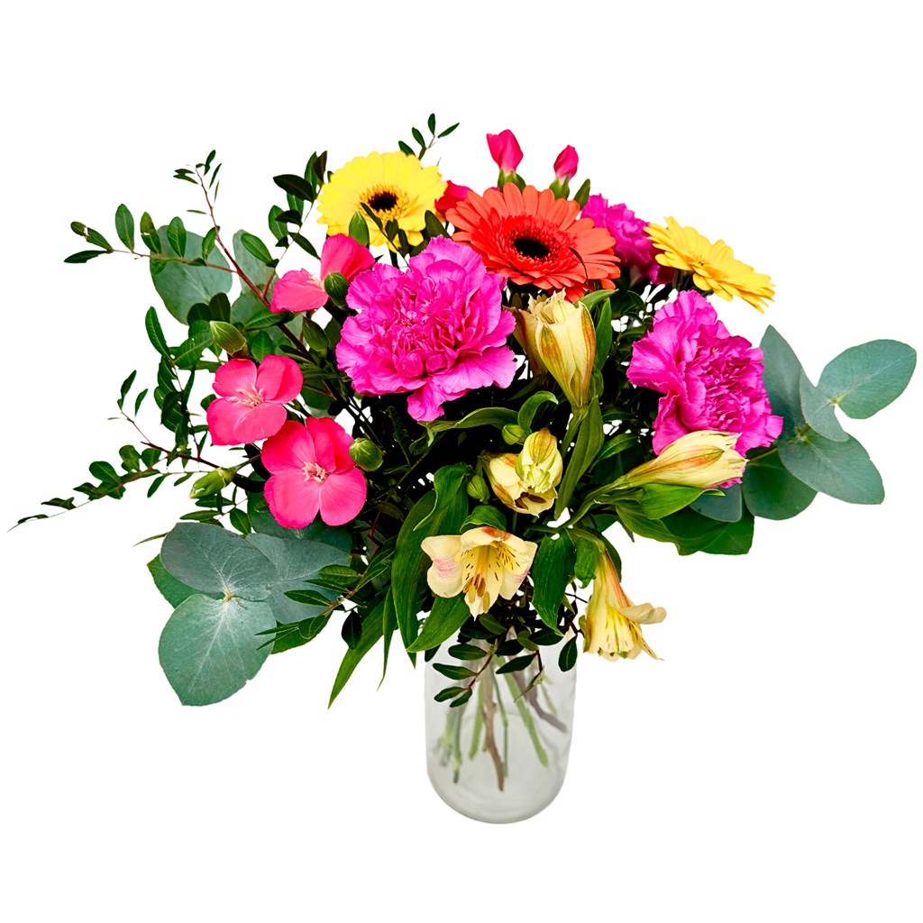 Glad överraskning, blommor till Finland