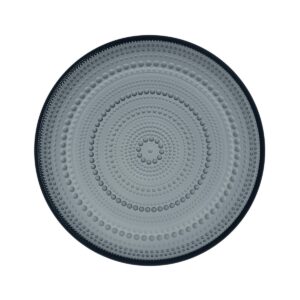 Iittala Kastehelmi tallrik liten Ø24,8 cm Mörkgrå