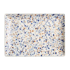 Iittala Oiva Toikka Helle A4 tallrik 21x29 cm Blå-brun
