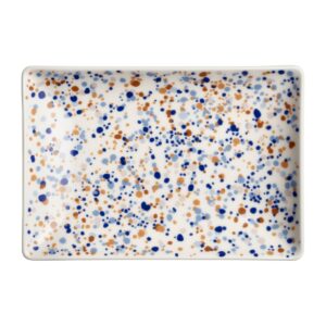 Iittala Oiva Toikka Helle A5 tallrik 15x21 cm Blå-brun