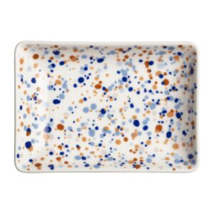 Iittala Oiva Toikka Helle A6 tallrik 10x15 cm Blå-brun