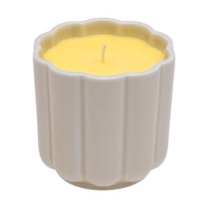 Iittala Play ljus i keramikform rund Beige-gul