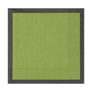 Iittala Play pappersservetter 33x33 cm 20-pack Mossgrön-svart
