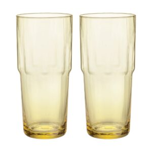 Iittala Solare dricksglas högt 39 cl 2-pack Eldgul