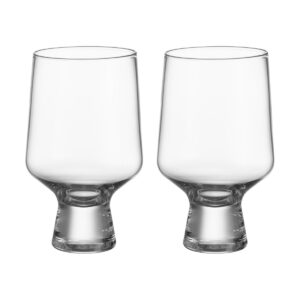 Iittala Solare glas på fot 40 cl 2-pack Klar