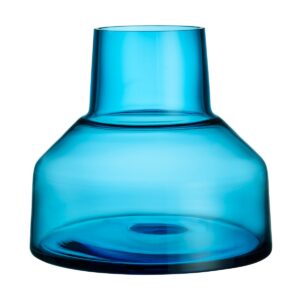 Iittala Solare vas låg 20xØ22 cm Elektrisk blå