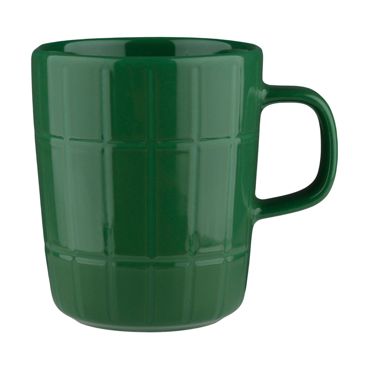 Marimekko Tiiliskivi mugg 25 cl Dark green