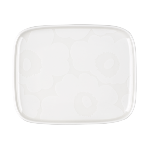 Marimekko Unikko tallrik 12x15 cm White