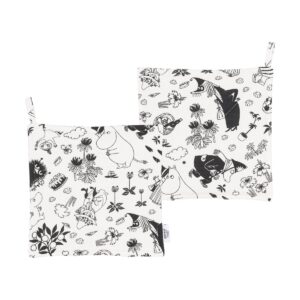 Moomin Arabia Mumin grytlapp 22x26 cm 2-pack Off-white