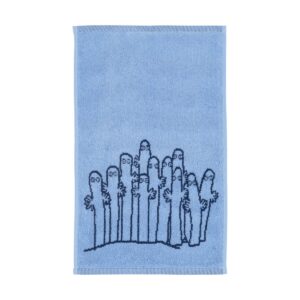 Moomin Arabia Mumin handduk 30x50 cm Hattifnattarna blå