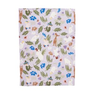 Moomin Arabia Mumin kökshandduk 50x70 cm Lila-off-white