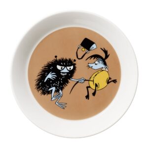 Moomin Arabia Stinky i farten Mumintallrik Brun
