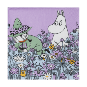Moomin Arabia Vänner för alltid pappersservett 33x33 cm 20-pack Multi