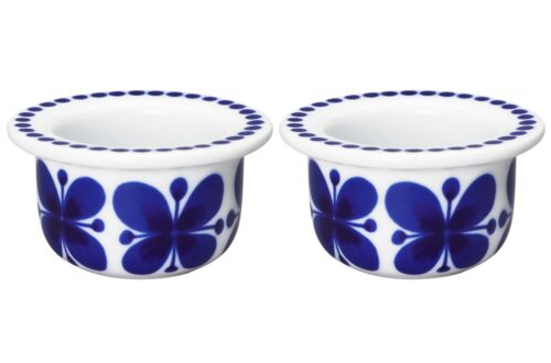 Rörstrand Mon Amie äggkopp 2-pack Vit-blå