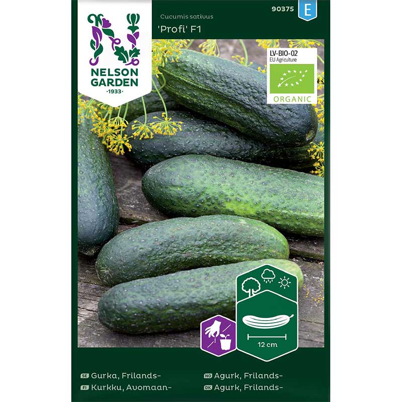 Frilandsgurka "Profi" F1, ekologisk
