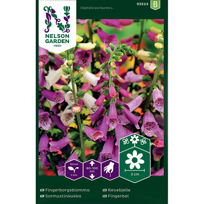 Fingerborgsblomma, mix