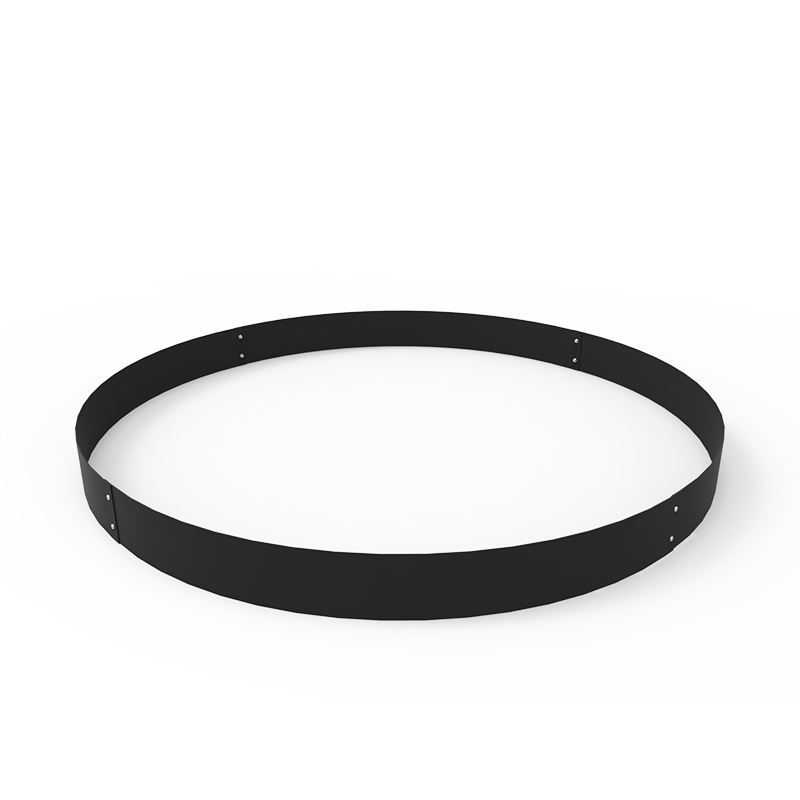 Planteringskant cirkel svart, 120x1400 mm