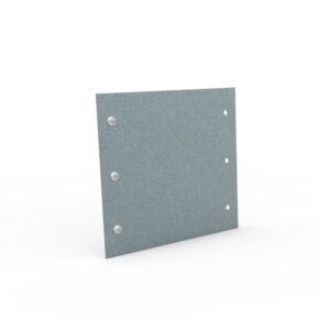 Planteringskant rak aluzink, 180x180 mm