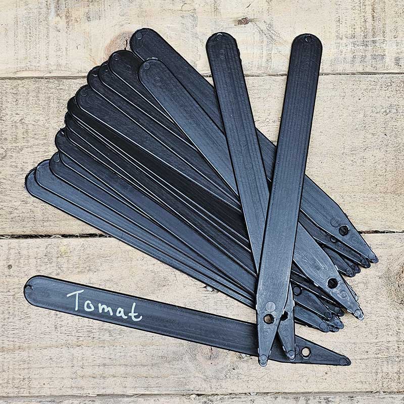 Plantetikett svart 20 cm, 20-pack