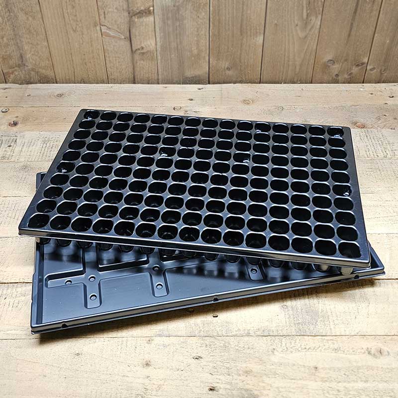 Pluggbrätte 150 celler rund plugg + bevattningsbricka