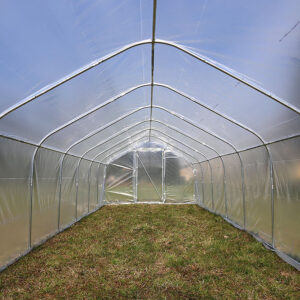 Tunnelväxthus Spira 10 kvm, 2 x 5 m, 2 dörrar