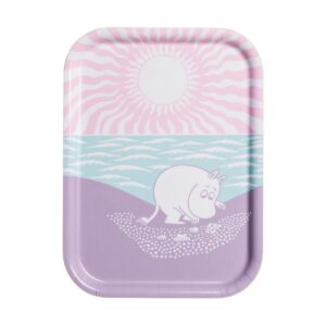 Moomin Arabia En dag på stranden Mumin bricka 20x27 cm
