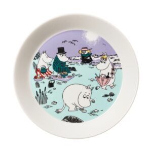 Moomin Arabia Mumintallrik 2025 En dag på stranden Ø19,5 cm
