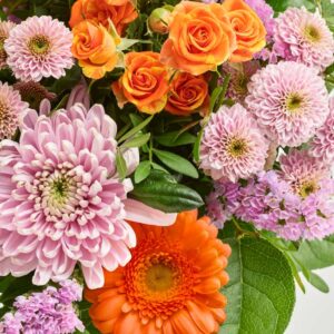 Floristens färgglada bukett