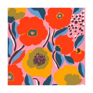 Marimekko Rosarium servett 33x33 cm 20-pack Pink