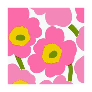 Marimekko Unikko servett 33x33 cm 20-pack Pink