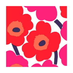 Marimekko Unikko servett 33x33 cm 20-pack Red