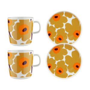 Marimekko Unikko frukostset Beige