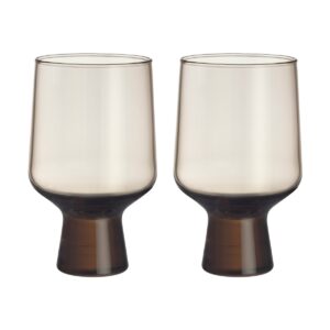 Iittala Solare glas på fot 40 cl 2-pack Linne