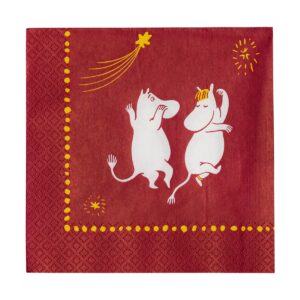 Moomin Arabia Festliga stunder mumin pappersservett 33x33 cm 20-pack