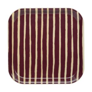 Marimekko Piccolo bricka 20x20 cm Burgundy