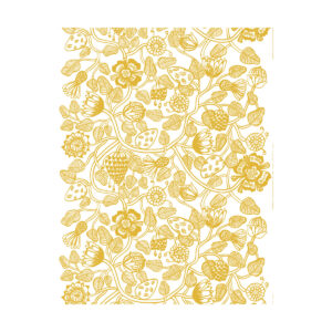 Marimekko Tiara tyg White-gold